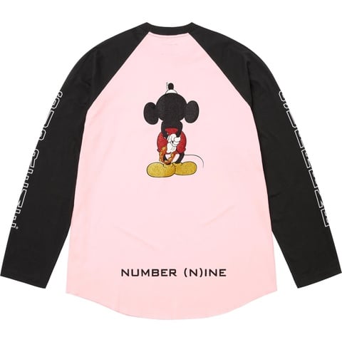 Supreme®/Number (N)ine®/Mickey Mouse Raglan L/S Top - Supreme