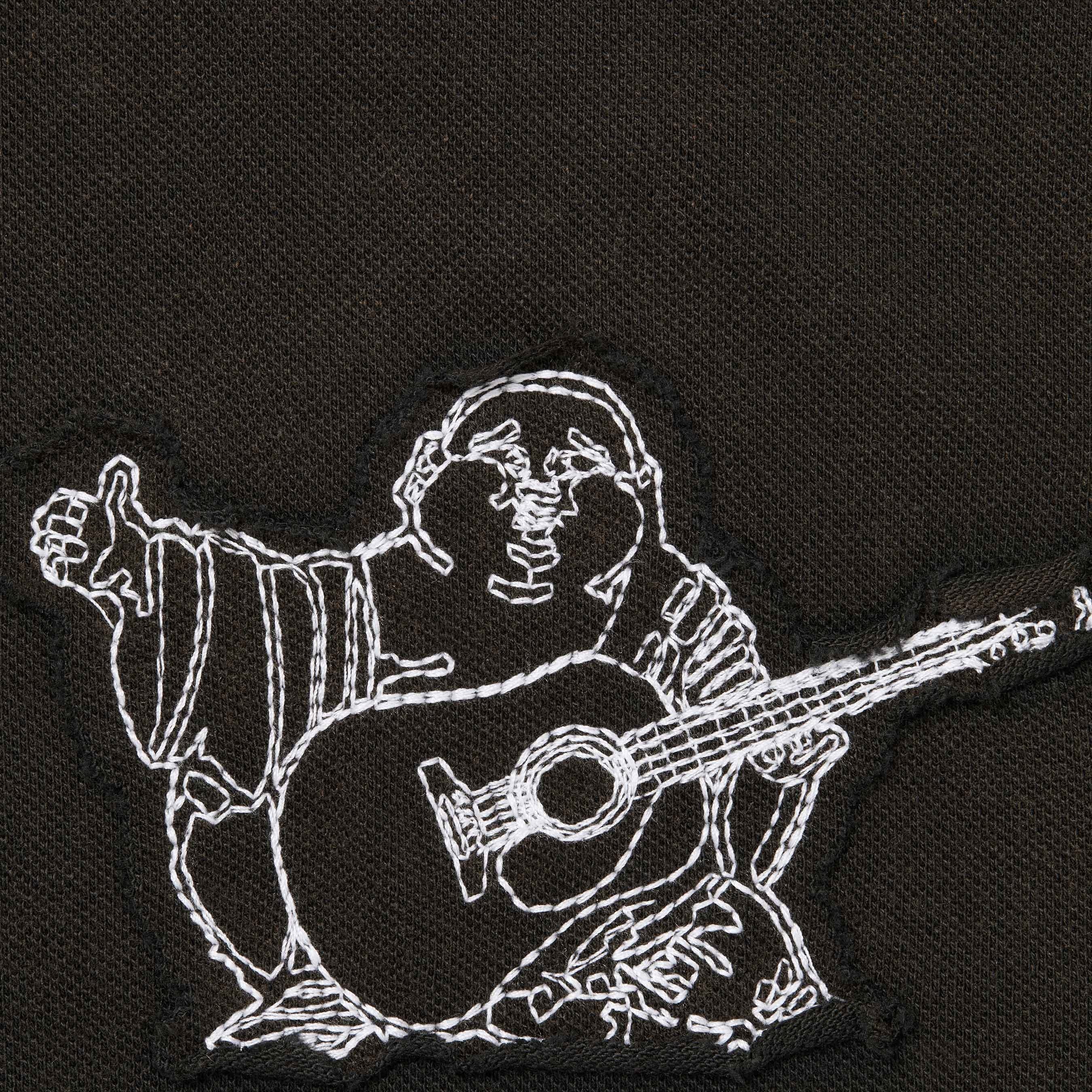 Supreme Supreme True Religion Appliqué Polo (FW25) - Black - $128