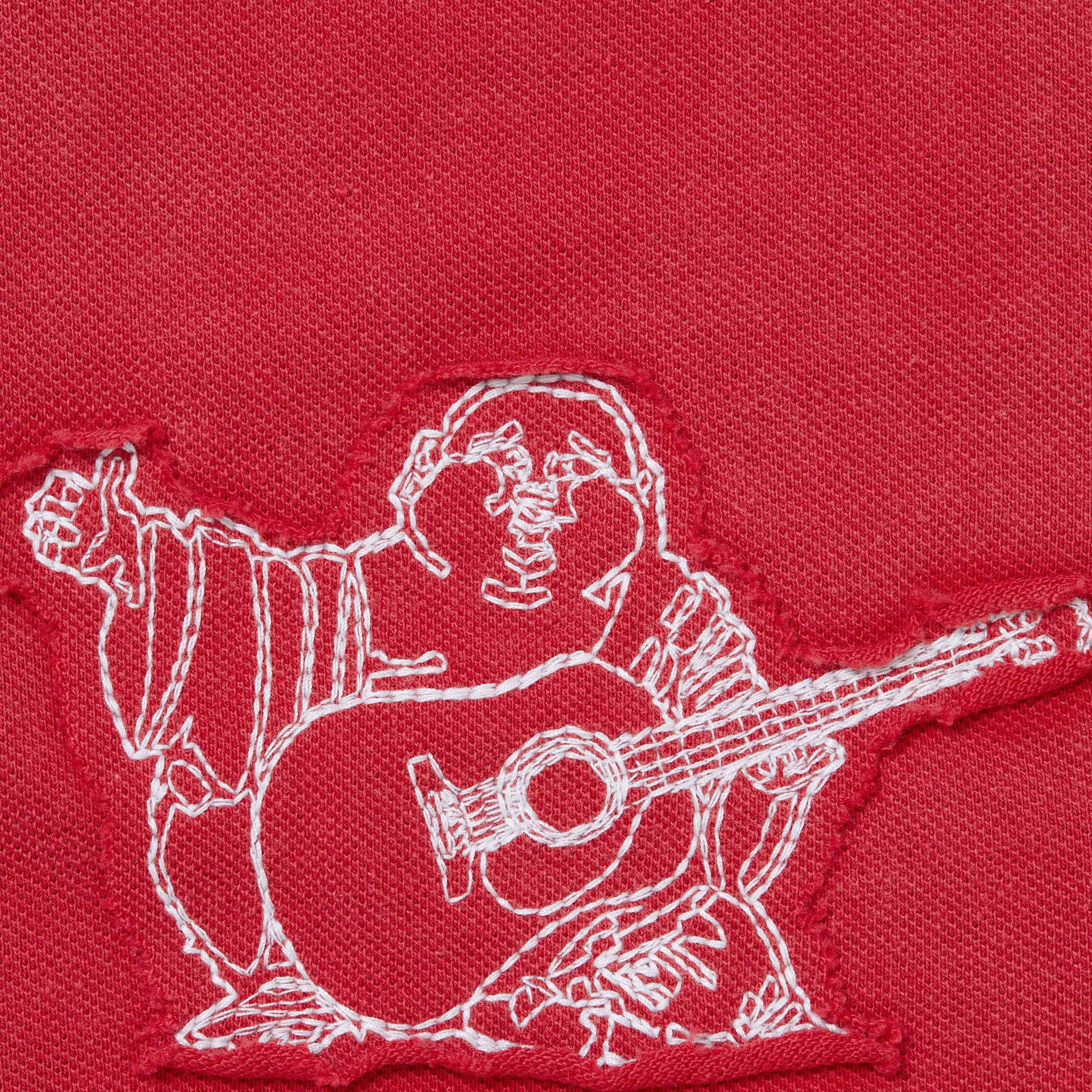 Supreme Supreme True Religion Appliqué Polo (FW25) - Red - $128