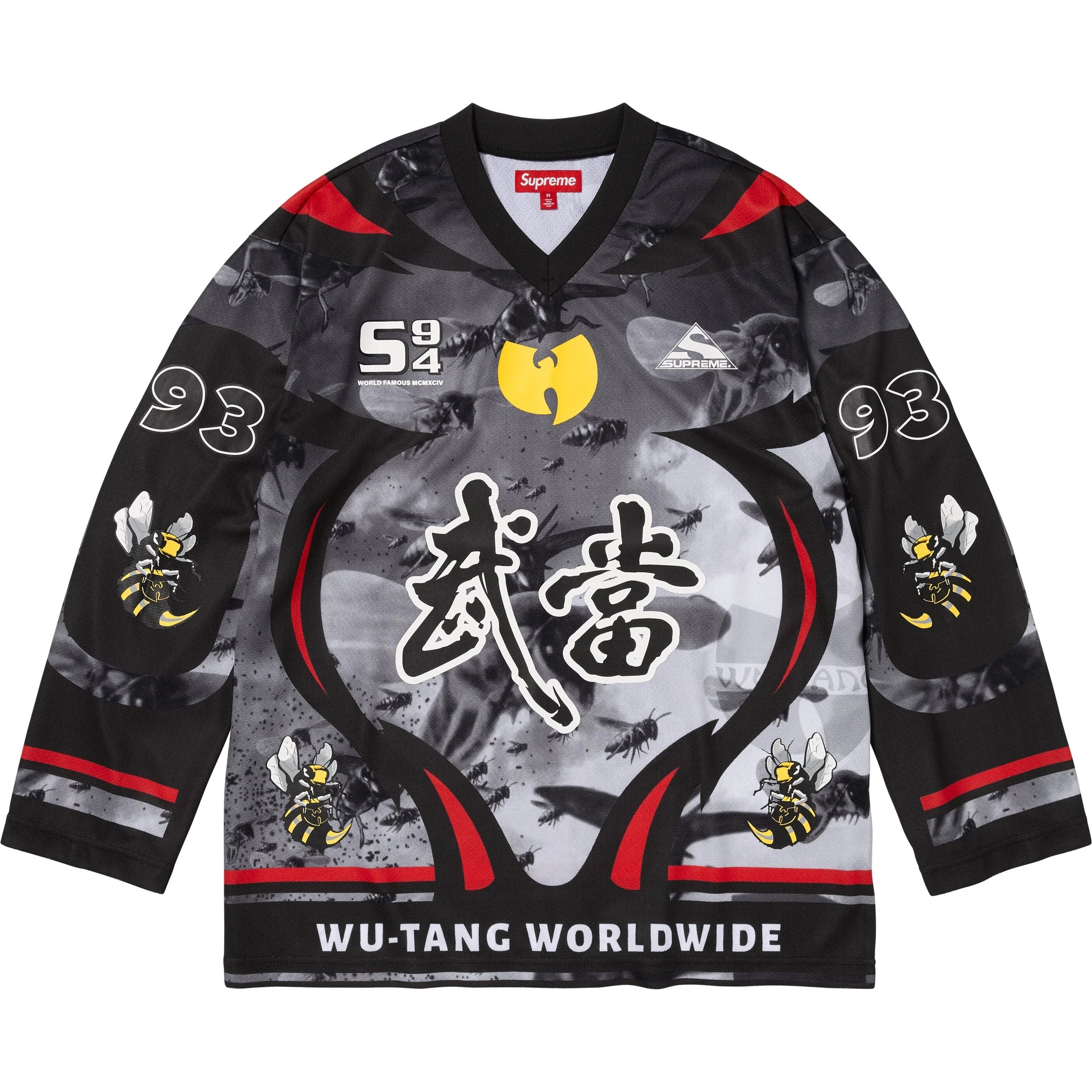 Supreme Supreme Wu-Tang Clan Hockey Jersey (FW25) - Black - $158