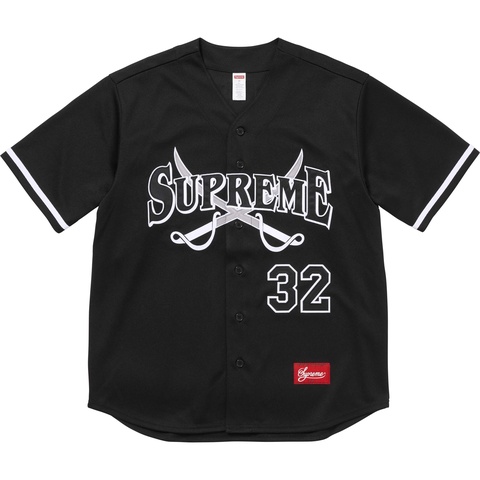 Supreme Swords Baseball Jersey - Black
