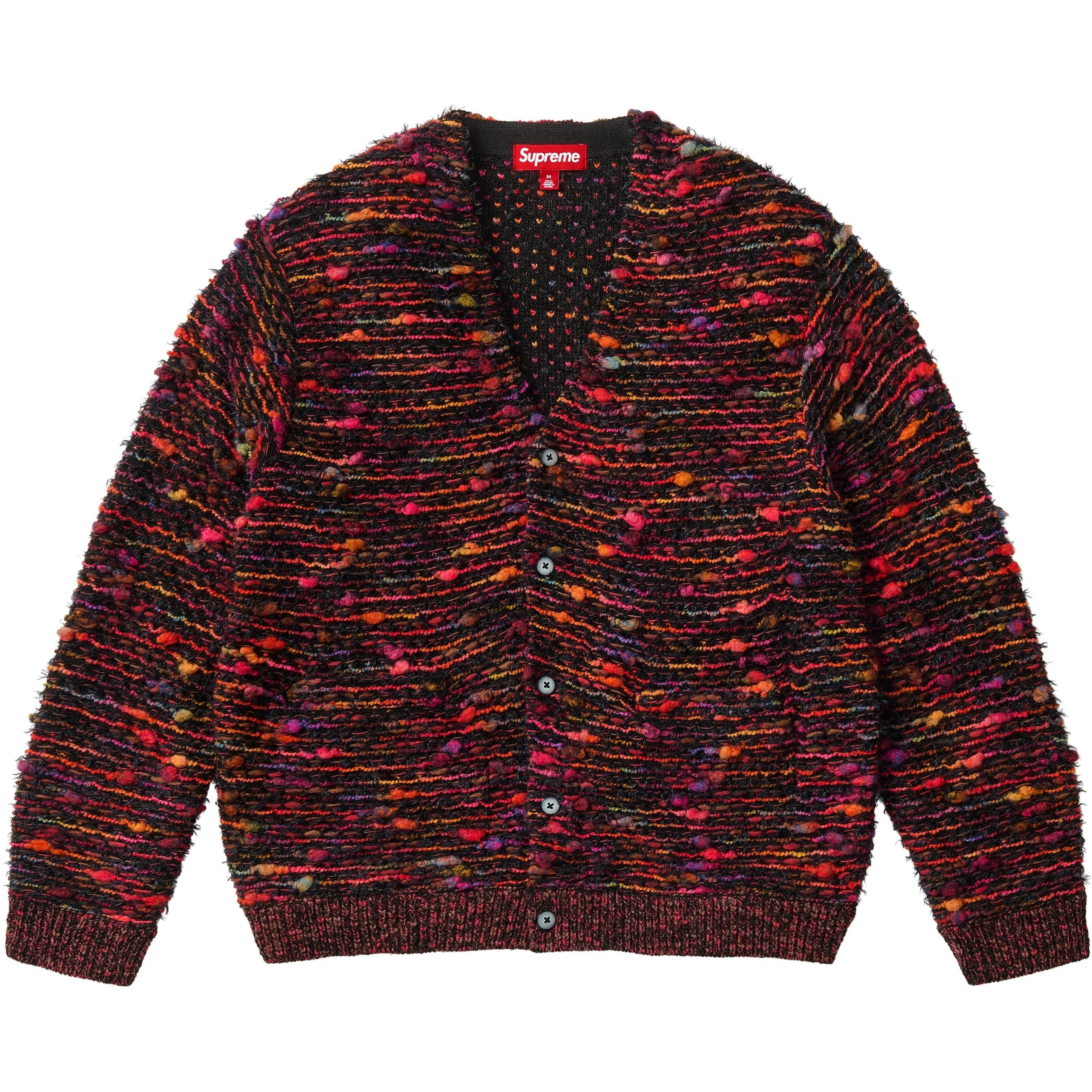 Supreme Textured Cardigan (FW25) - Orange - $238