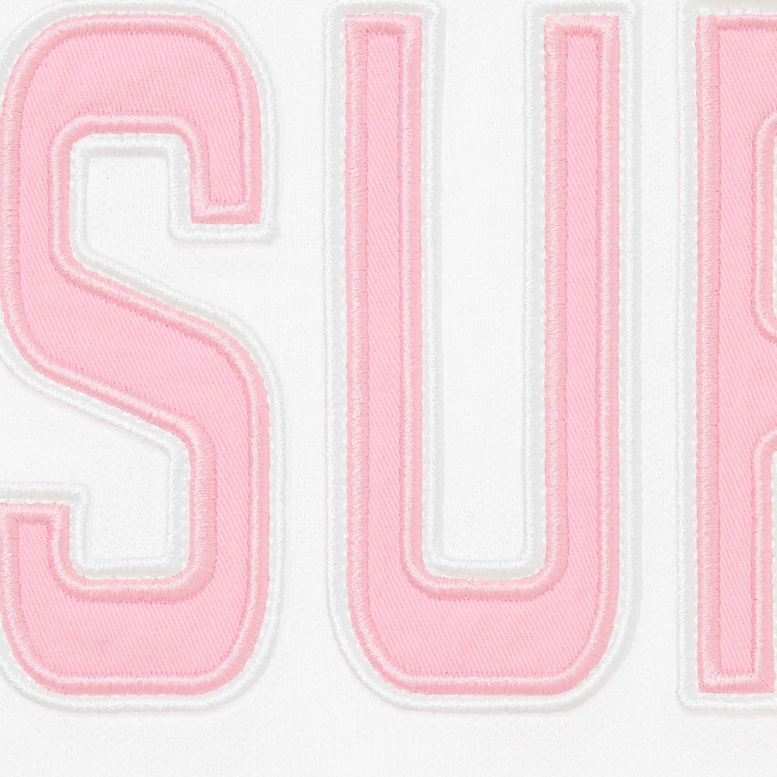 Supreme Twill Appliqué Polo (FW25) - White - $110