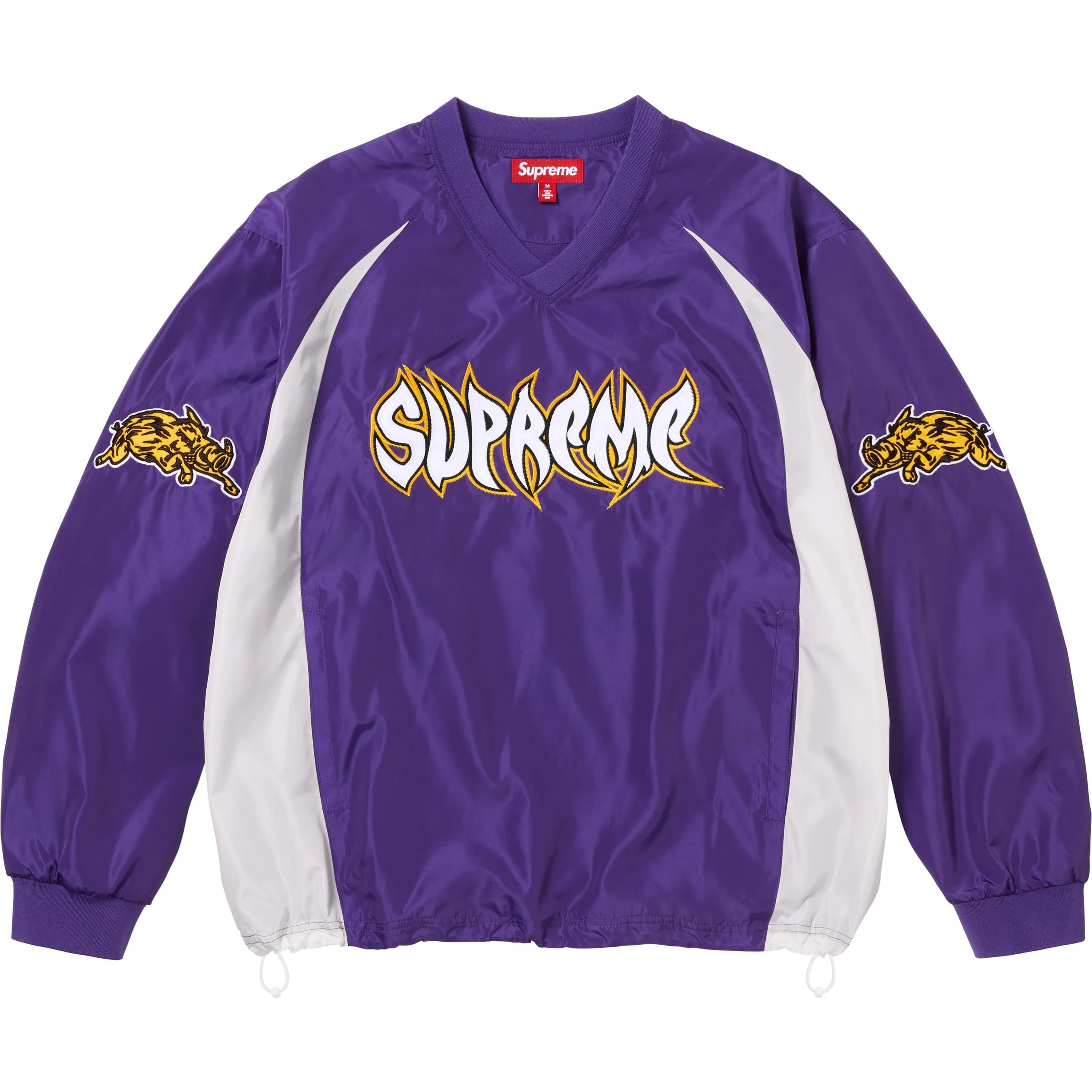 Supreme Warthog Warm Up Pullover (FW25) - Purple - $148