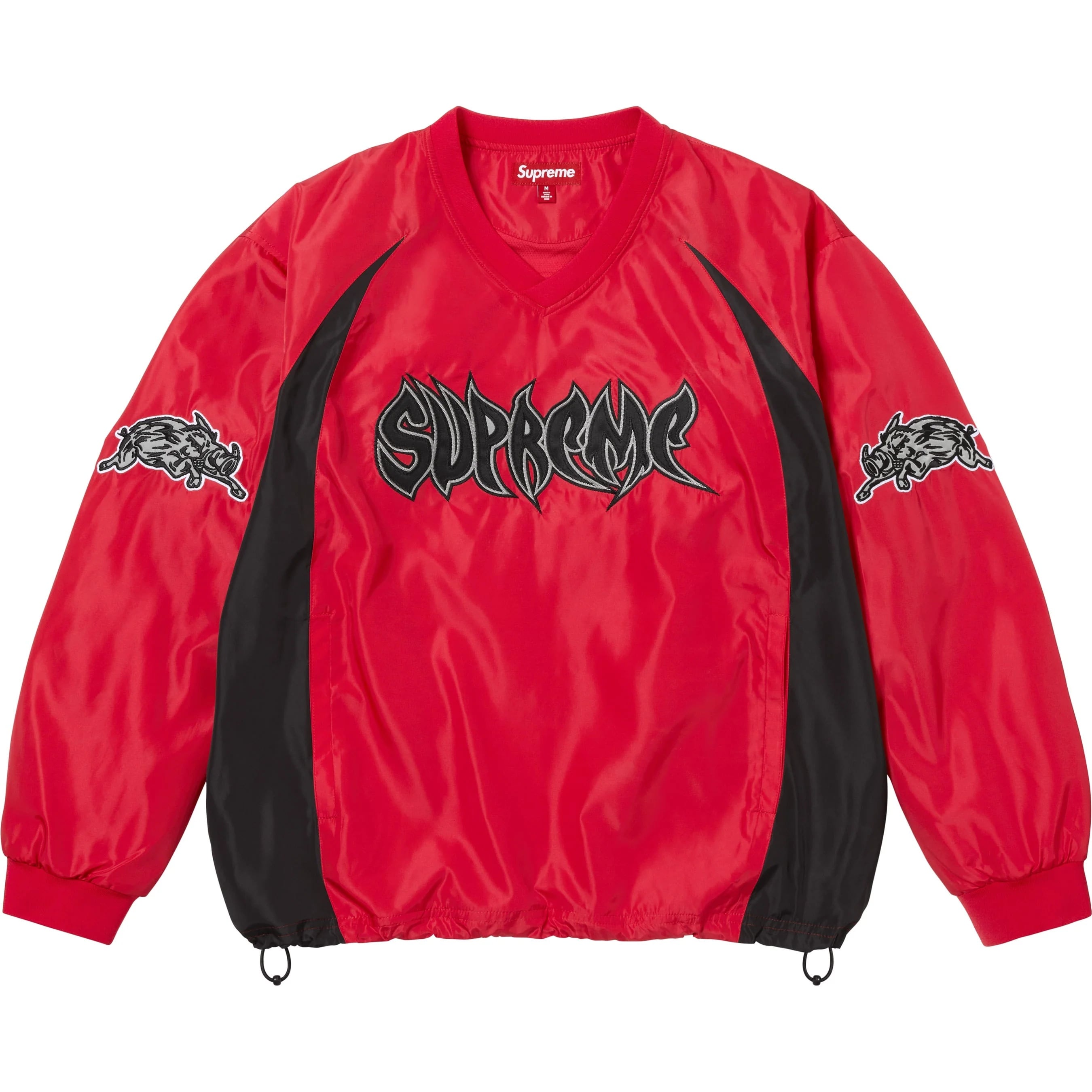 Supreme Warthog Warm Up Pullover (FW25) - Red - $148