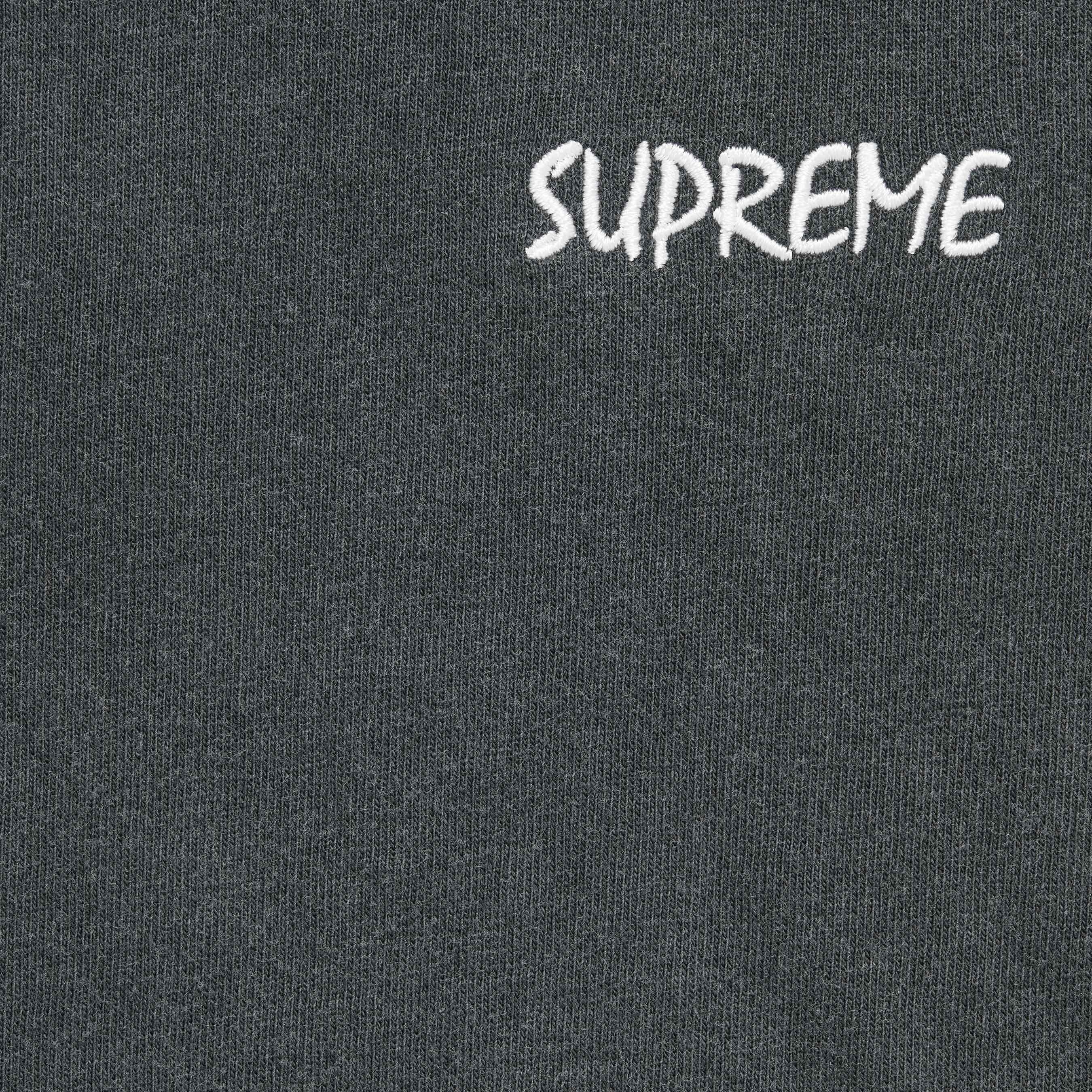 Supreme Washed S S Top (FW25) - Black - $58
