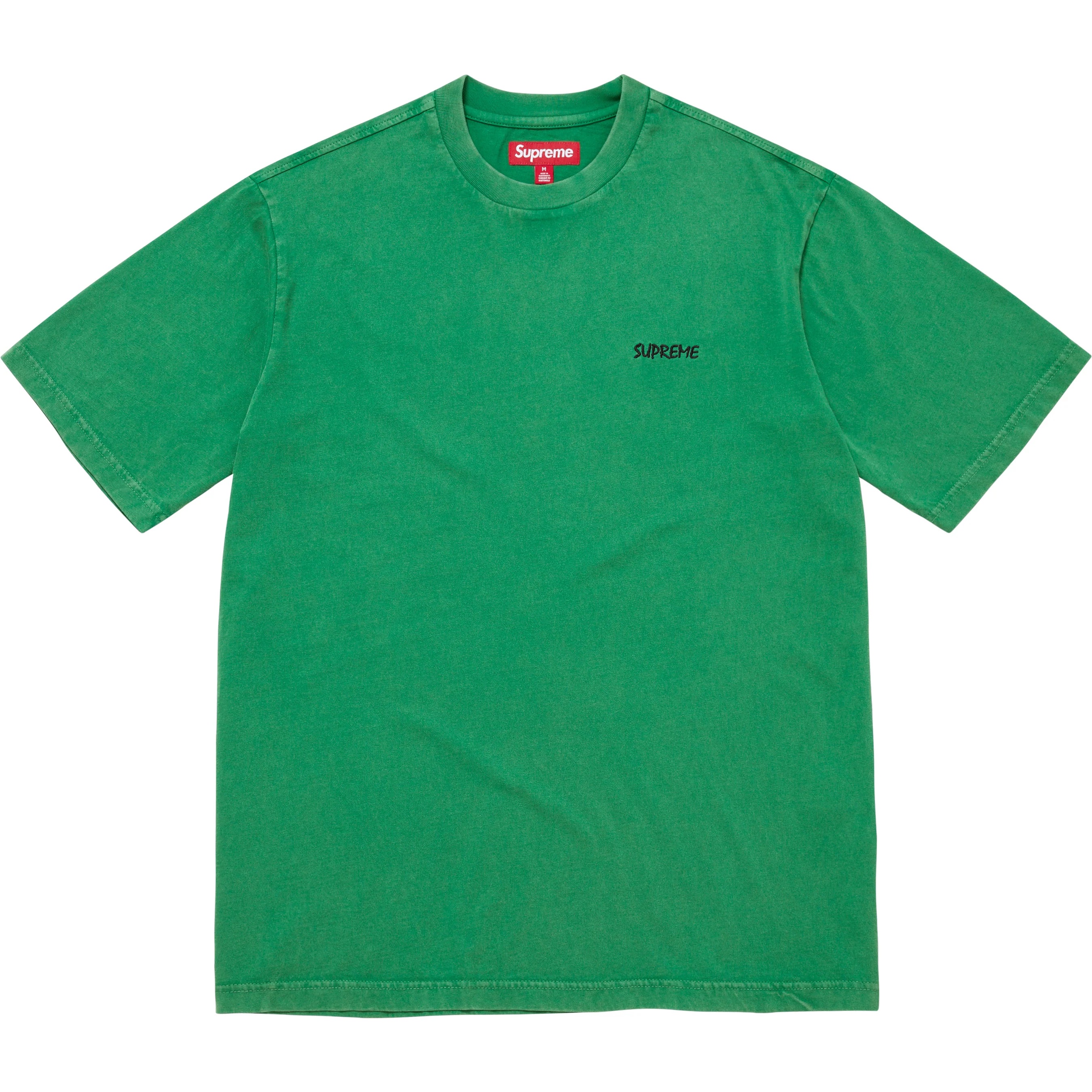 Supreme Washed S S Top (FW25) - Green - $58