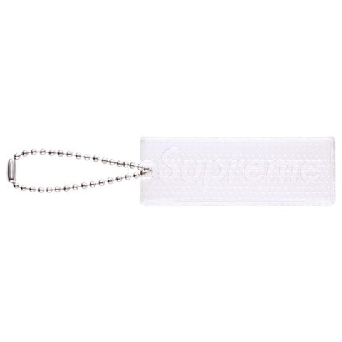 Supreme Reflective Keychain - Clear