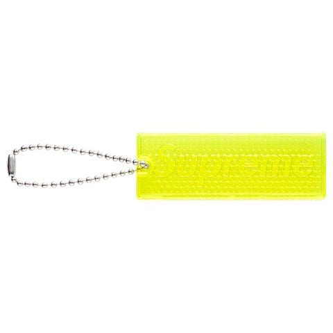 Supreme Reflective Keychain - Yellow