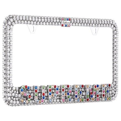 Supreme Supreme®/b.b. Simon® License Plate Frame - White
