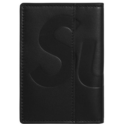Supreme Leather Card Holder - Black