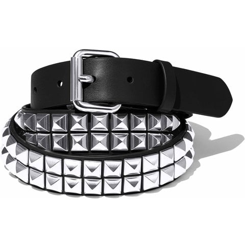 Supreme Studded Leather Belt - Black