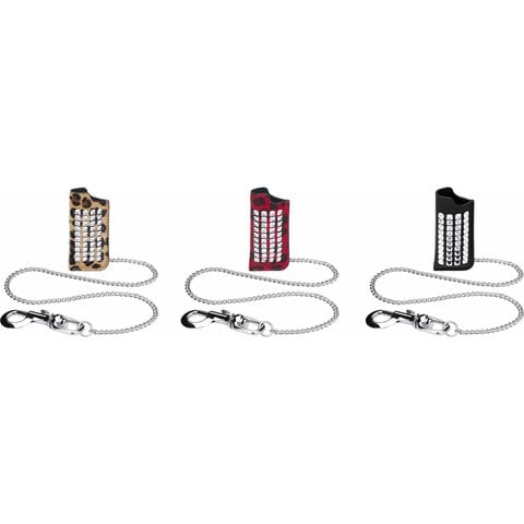 Supreme Studded Leather Lighter Holder