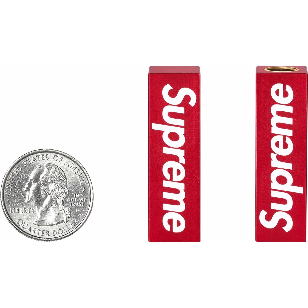 Supreme®/Billet BMX® Valve Stem Caps (Pack of 2)