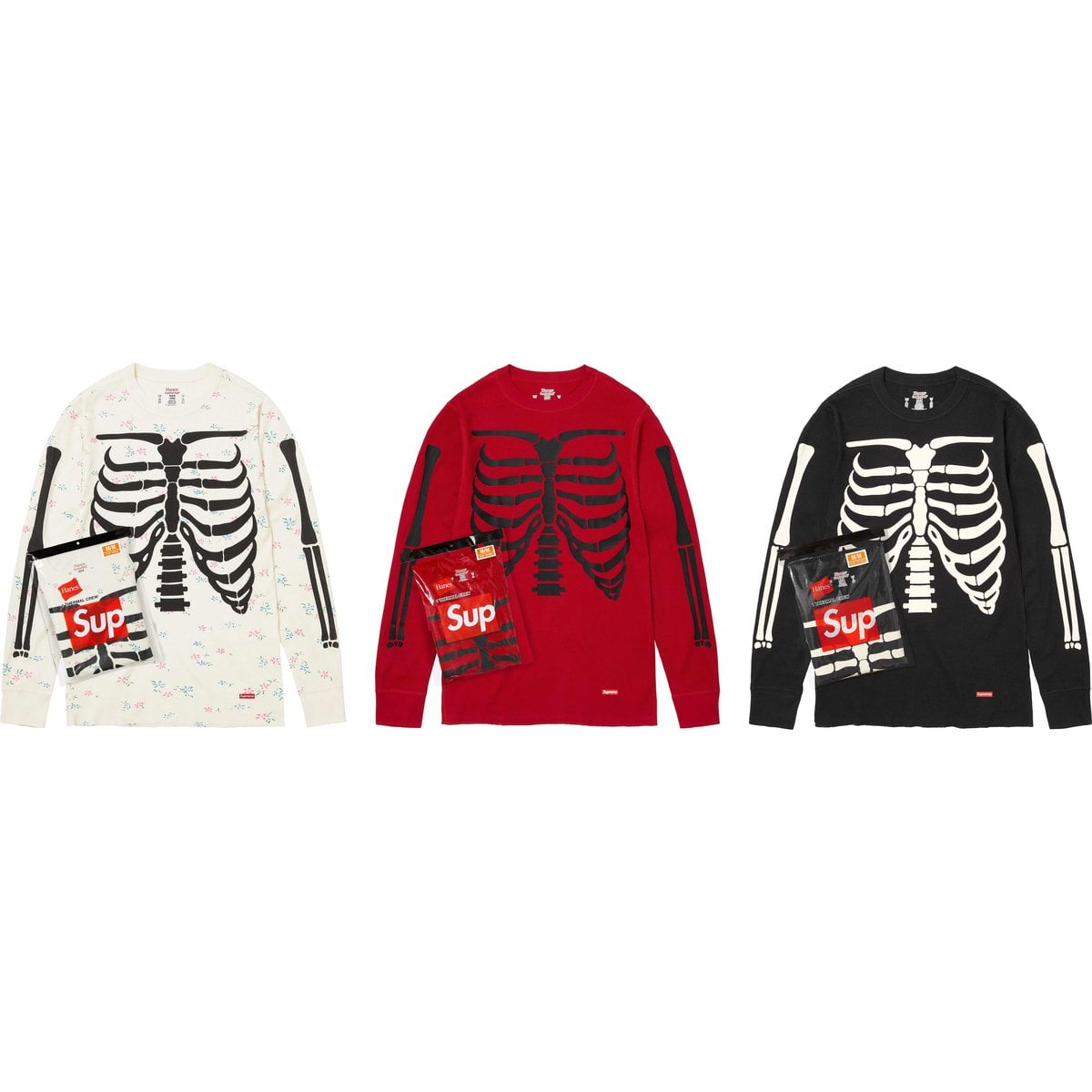Supreme®/Hanes® Bones Thermal Crew (1 Pack)
