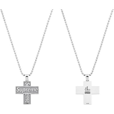 Supreme Supreme®/Jacob & Co. Cross Box Logo Pendant