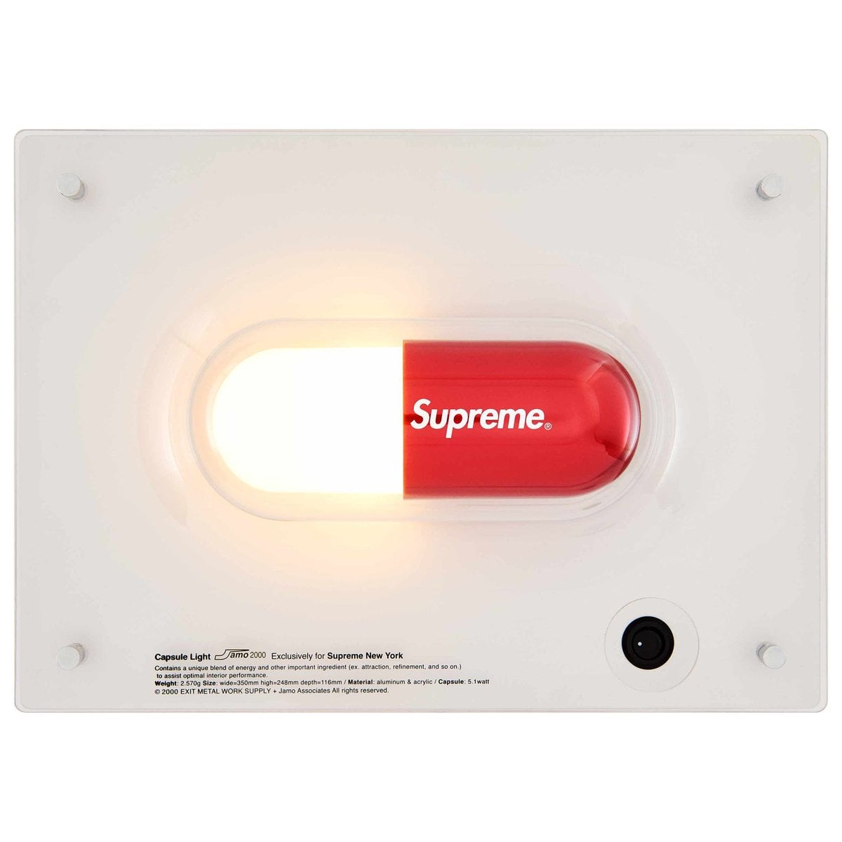 Supreme®/Jamo Capsule Light