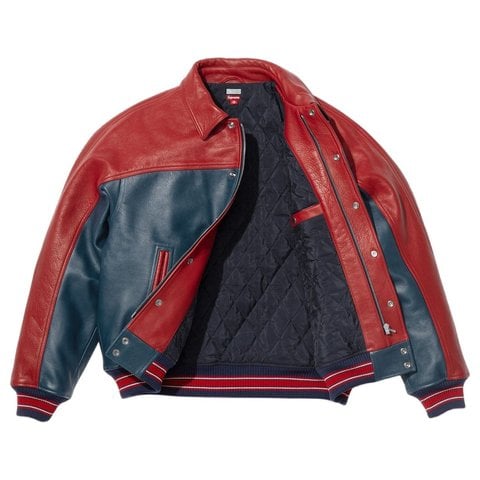 Supreme Supreme®/A.PRESSE Leather Jacket - Supreme®/A.PRESSE Leather Jacket Leather Jacket. Cowhide leather. $3,798.