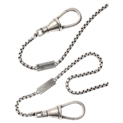 Supreme Supreme®/A.PRESSE Sterling Silver Classic Key Chain - Supreme®/A.PRESSE Sterling Silver Classic Key Chain 2