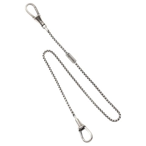 Supreme Supreme®/A.PRESSE Sterling Silver Classic Key Chain - $1198.00