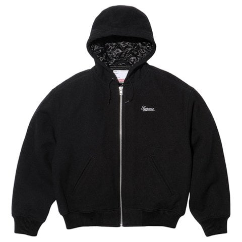 Supreme Supreme/Larry Clark Hooded Varsity Jacket - Supreme/Larry Clark Hooded Varsity Jacket 3