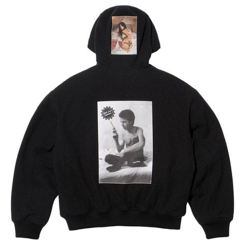 Supreme Supreme/Larry Clark Hooded Varsity Jacket - Supreme/Larry Clark Hooded Varsity Jacket 4