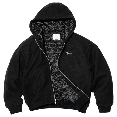 Supreme Supreme/Larry Clark Hooded Varsity Jacket - Supreme/Larry Clark Hooded Varsity Jacket 5
