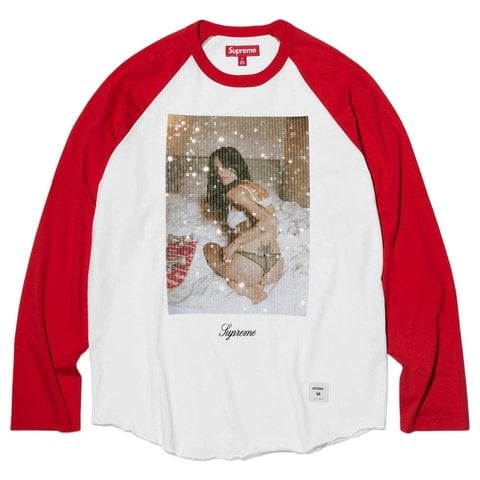 Supreme Supreme/Larry Clark Sequin Raglan L/S Top - Supreme/Larry Clark Sequin Raglan L/S Top