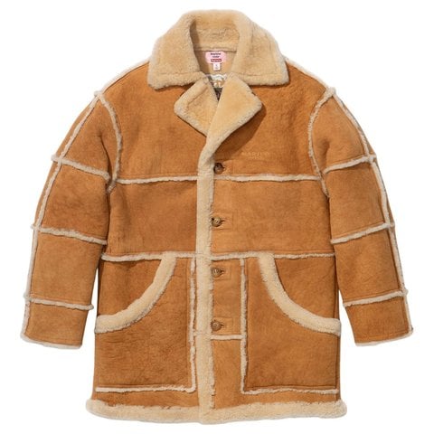 Supreme Supreme®/Martine Rose Jeff Hamilton Shearling Coat - Supreme®/Martine Rose Jeff Hamilton Shearling Coat