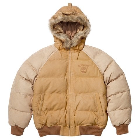 Supreme Supreme®/Timberland® Suede Puffer Jacket - Supreme®/Timberland® Suede Puffer Jacket