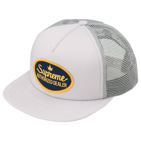 Supreme Authorized Mesh Back 5-Panel - Grey