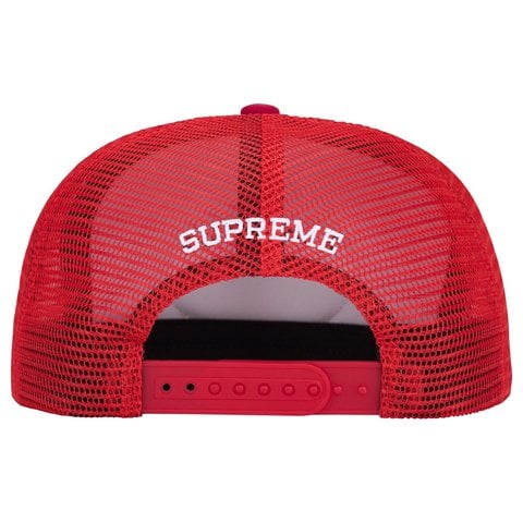 Supreme Authorized Mesh Back 5-Panel - Red