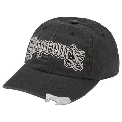 Supreme Bottle Opener 6-Panel - Black