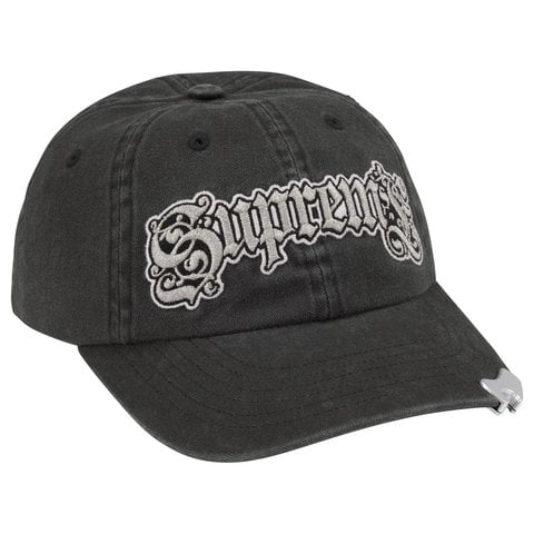 Supreme Bottle Opener 6-Panel - Black