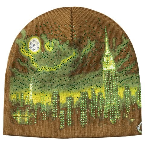 Supreme Cityscape Beanie - Brown