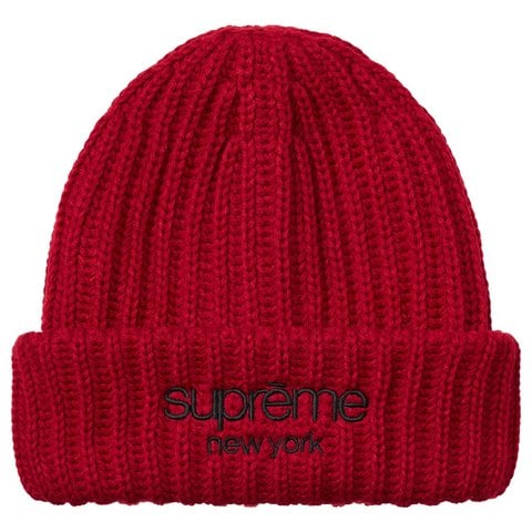 Classic Logo Chunky Ribbed Beanie - SupremeCommunity