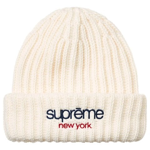 Classic Logo Chunky Ribbed Beanie - SupremeCommunity