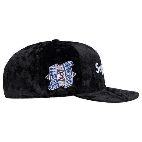 Supreme Crushed Velvet Box Logo New Era® - Black