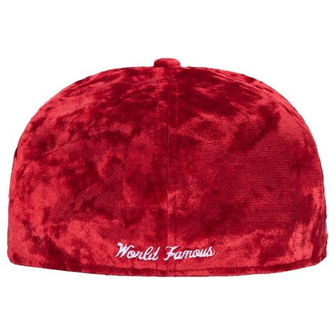Supreme Crushed Velvet Box Logo New Era® - Red