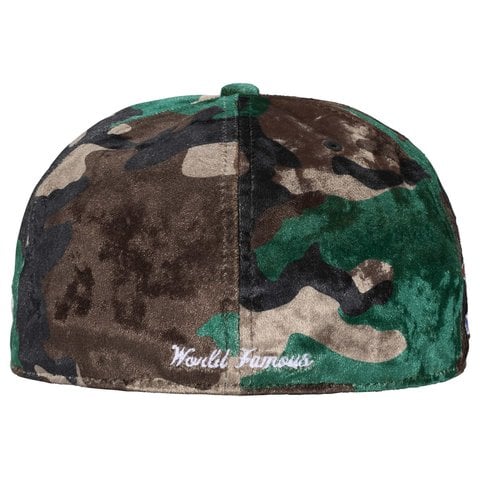 Supreme Crushed Velvet Box Logo New Era® - Woodland Camo