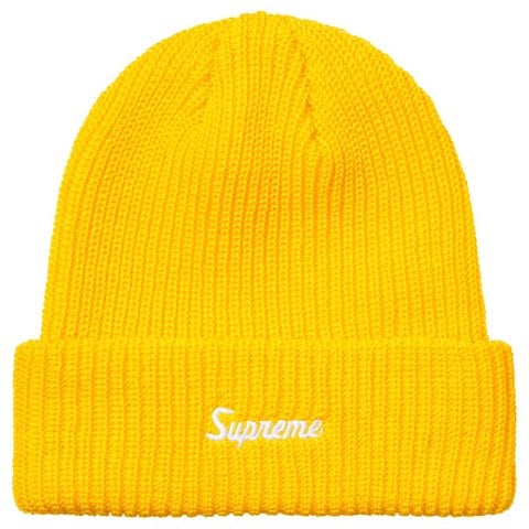 Supreme Loose Gauge Beanie - Yellow