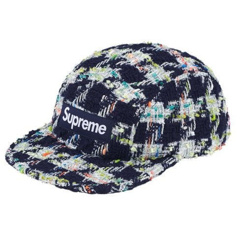Metallic Bouclé Camp Cap - SupremeCommunity