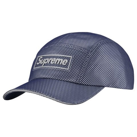 Supreme Metallic Mesh Camp Cap - Navy