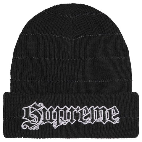 Metallic Stripe Beanie - fall/winter 2026 - SupremeCommunity