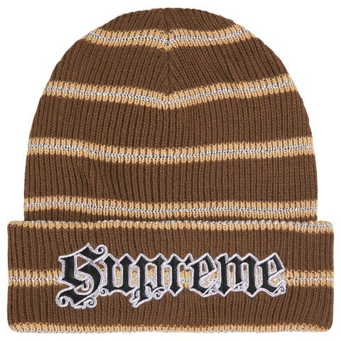 Metallic Stripe Beanie - fall/winter 2026 - SupremeCommunity