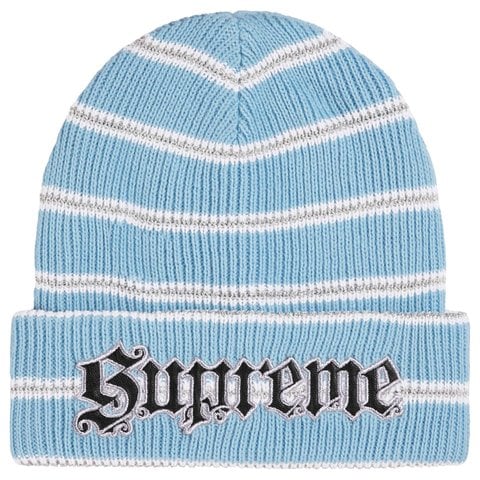 Metallic Stripe Beanie - fall/winter 2026 - SupremeCommunity