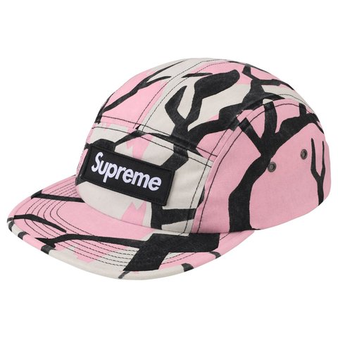 Supreme Military Camp Cap - Pink Predator Camo