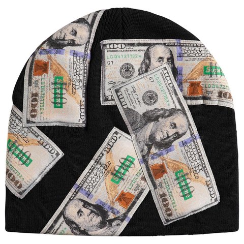 Supreme Money Beanie - Black