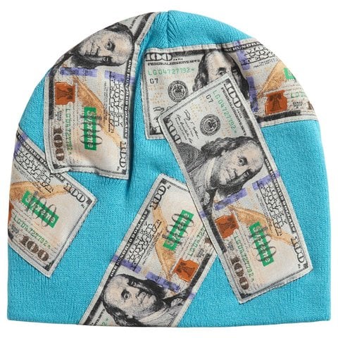 Supreme Money Beanie - Light Blue