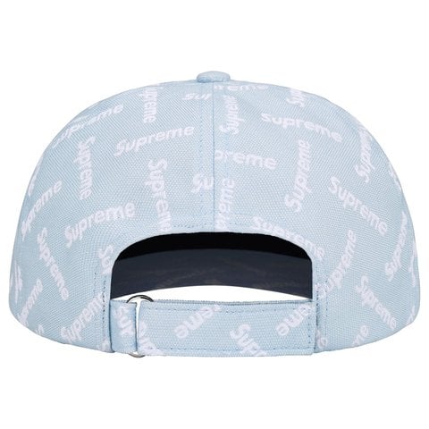 Supreme Monogram Jacquard 6-Panel - Light Blue